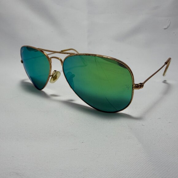 Ray-Ban Gold Aviator Sunglasses - Frames Only - Picture 5 of 12